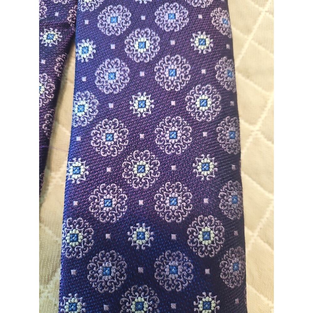 Nordstrom Men's Silk Tie Purple NWT Neck Tie - Picture 4 of 6